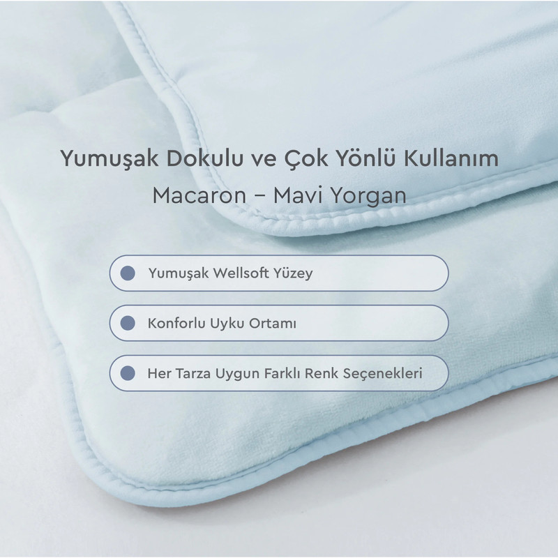 لحاف دونفره یاتاش مدل Macaron سایز ۱۹۵*۲۱۵ سانتیمتر