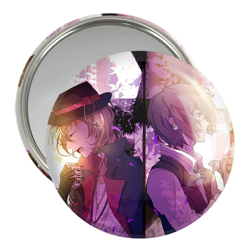 آینه جیبی خندالو مدل دازای و چویا انیمه سگ های ولگرد بانگو  کد 11787