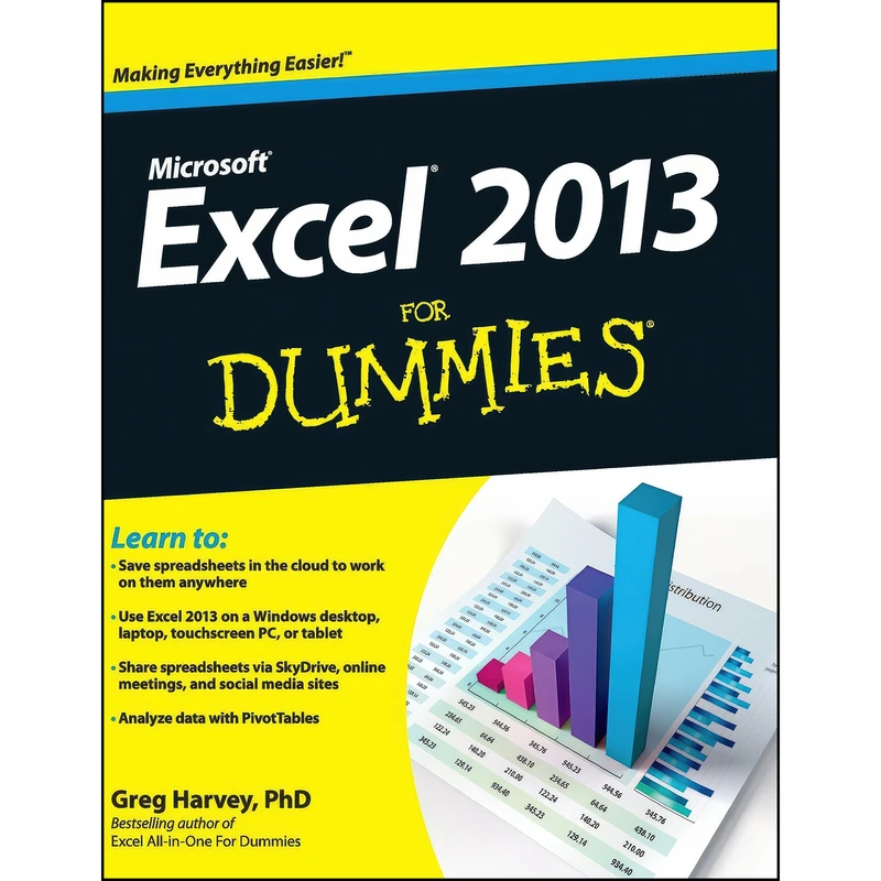 کتاب Excel 2013 For Dummies اثر Greg Harvey انتشارات For Dummies