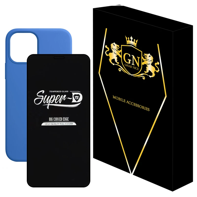 کاور قاب نایس مدل 2SDB مناسب برای گوشی موبایل اپل iPhone 12 Pro به همراه محافظ صفحه نمایش