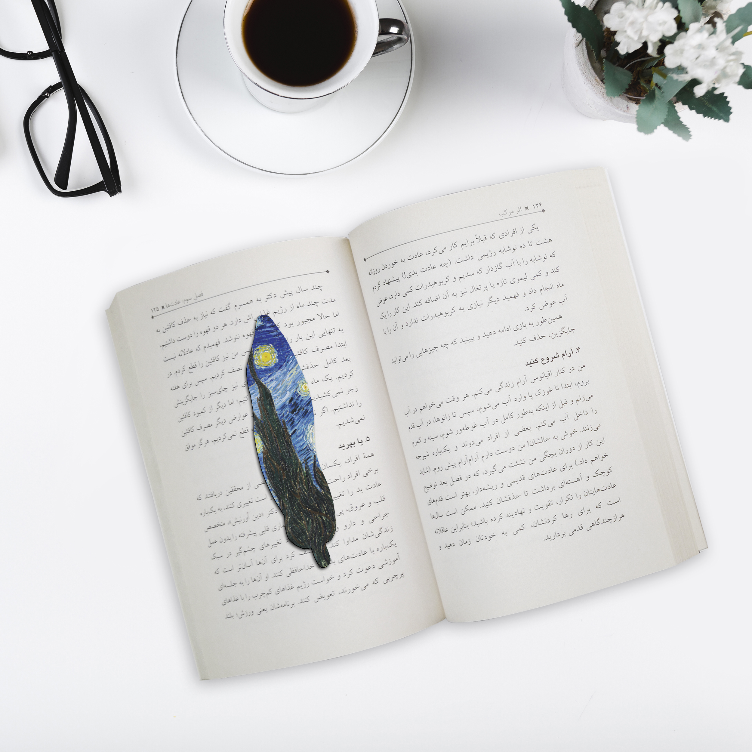 نشانگر کتاب مدل پر و مرکب کد Bookland_1