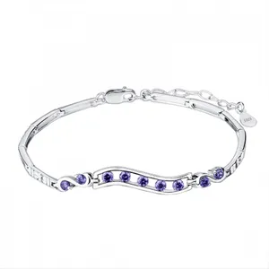 دستبند نقره زنانه گالری شمرون مدل BNG448S0