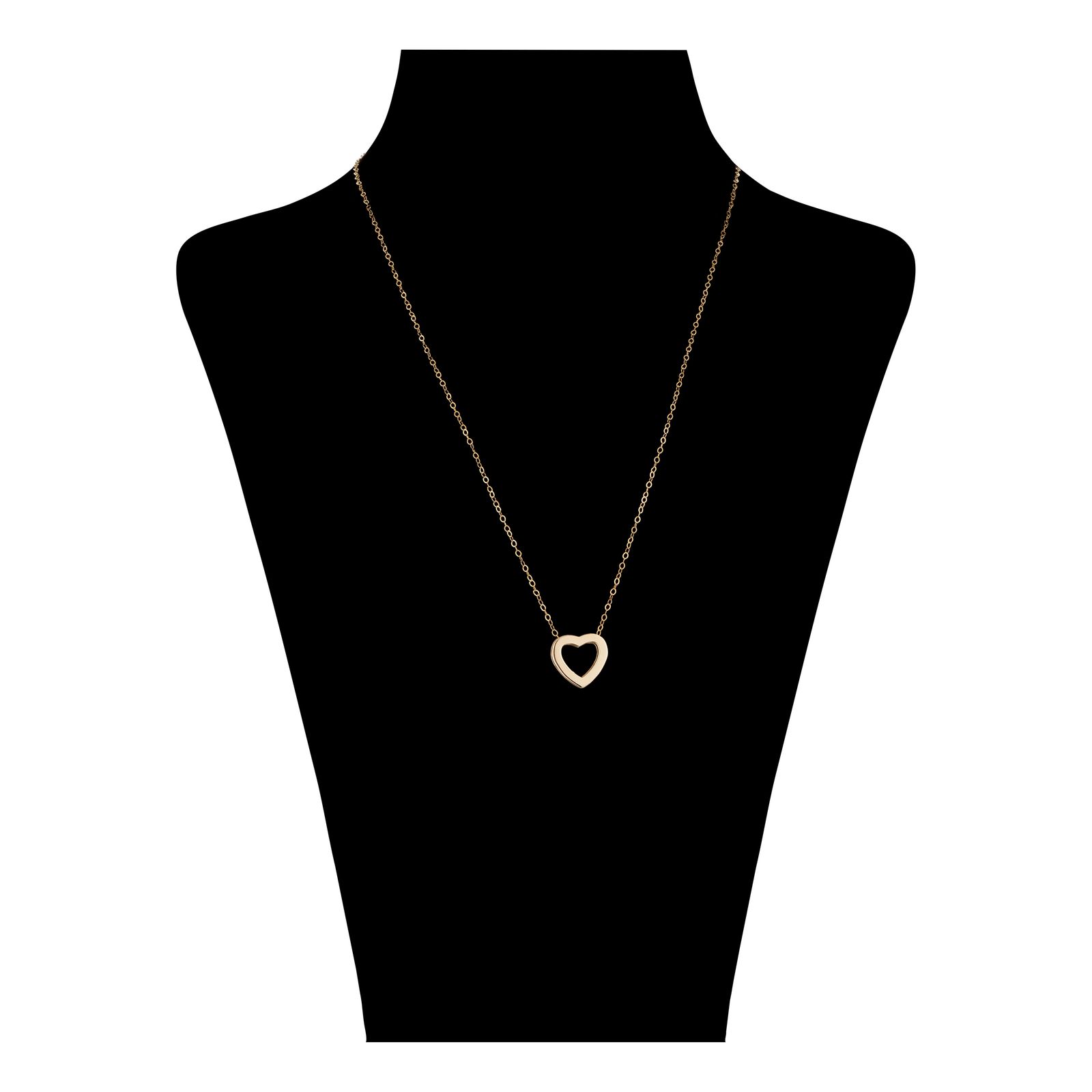 گردنبند طلا 18 عیار زنانه مایا ماهک مدل MM1868 طرح قلب -  - 1