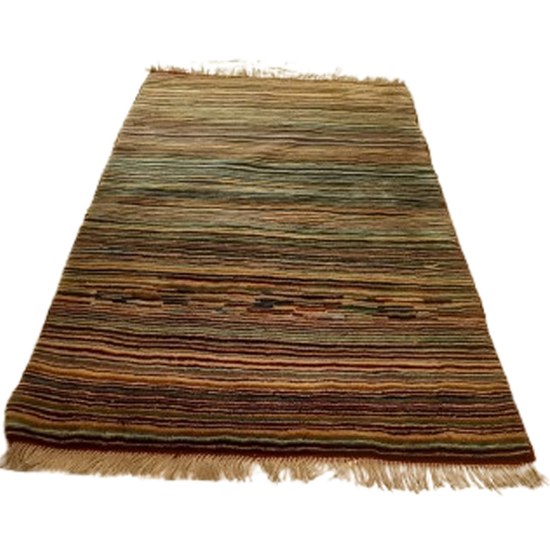 گبه فرش دستباف یک ونیم متری مدل بافت قشقای شیراز کد NKP.Z.N/65