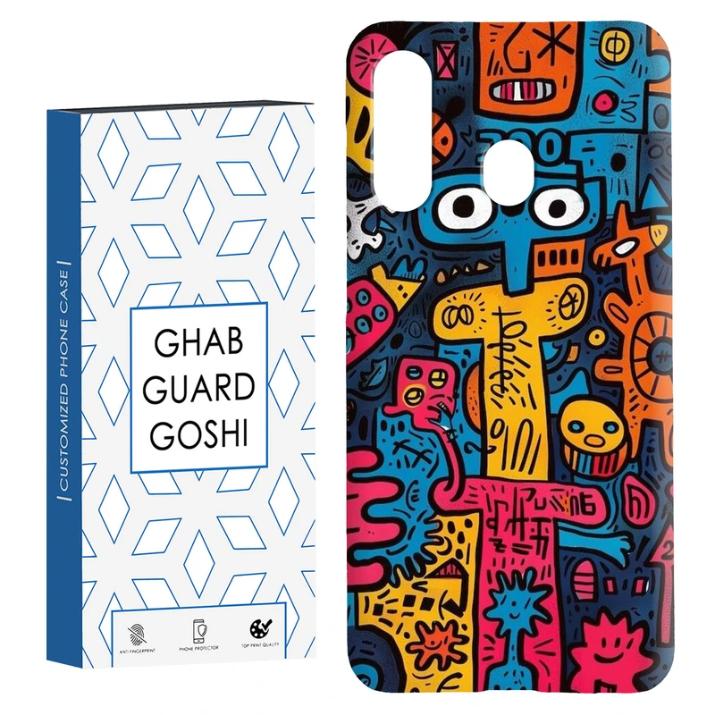 کاور قاب گارد گوشی طرح فانتزی کد Dimo-173 مناسب برای گوشی موبایل سامسونگ Galaxy A60 / M40