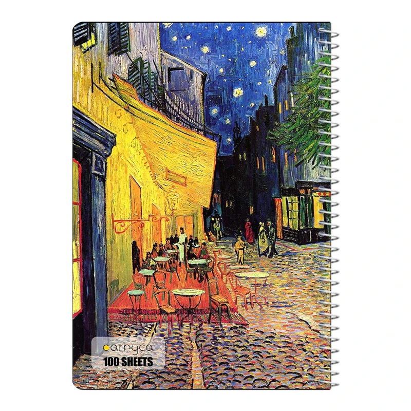 دفتر مشق 100 برگ سیمی کارنیکا طرح نقاشی های ون گوگ Van Gogh Paintings کد 84465