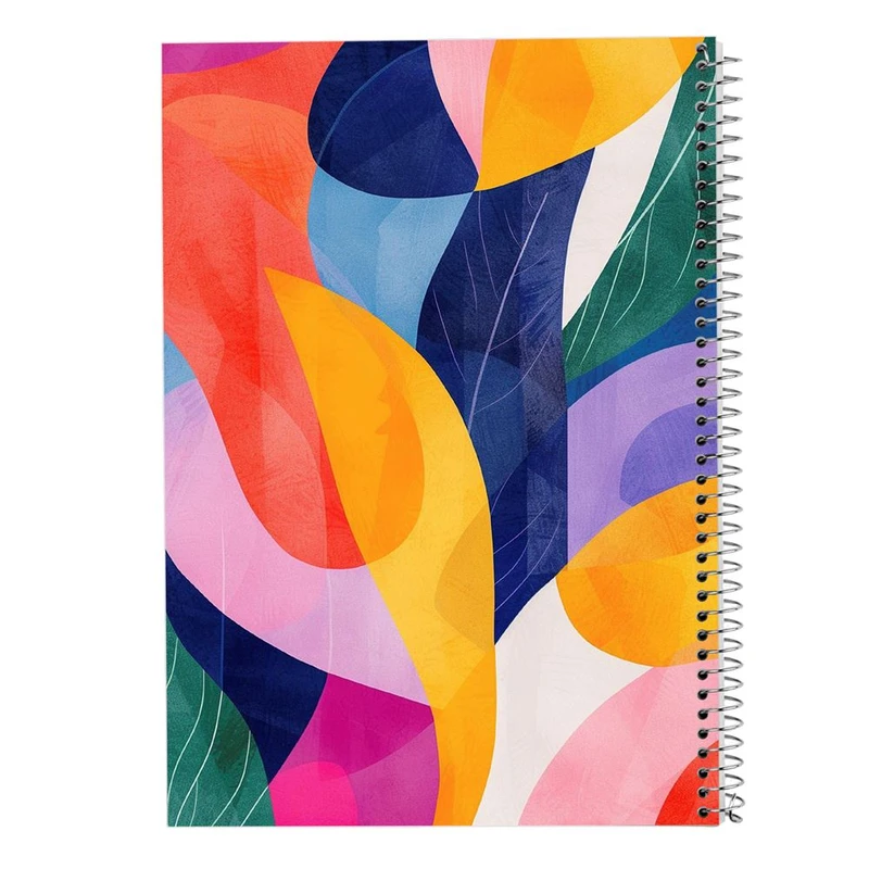 دفتر ژورنال نویسی 50 برگ مدوپد مدل نقطه ای طرح اشکال فانتزی کد DF16374