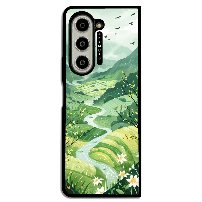 کاور آکام مدل AMC-WSGZFOLD5-NATURE-15 مناسب برای گوشی موبایل سامسونگ Galaxy Z Fold 5