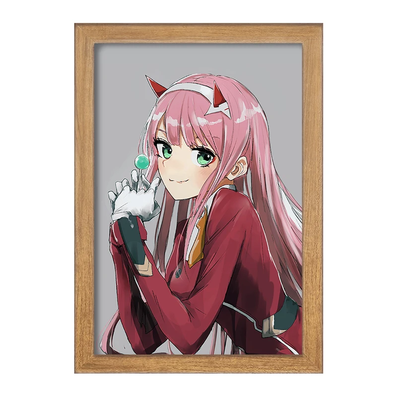 تابلو خندالو مدل زیروتو انیمه دارلینگ Darling  کد 10505