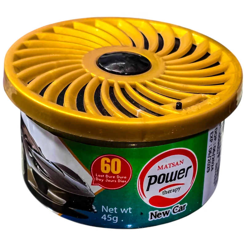 خوشبو کننده خودرو پاور مدل کنسروی - New Car وزن ۴۵ گرم