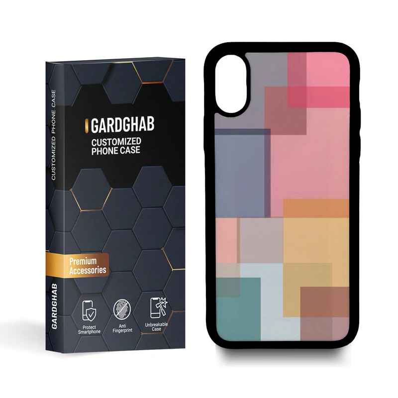  کاور گارد قاب مدل ساده مناسب برای گوشی موبایل اپل iphone x / xs 