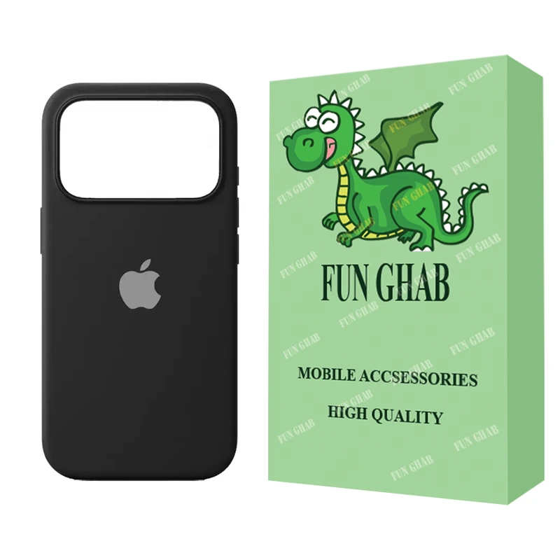 کاور فان قاب مدل سیلیکونی طرح SLB مناسب برای گوشی موبایل اپل iPhone 17 Pro Max