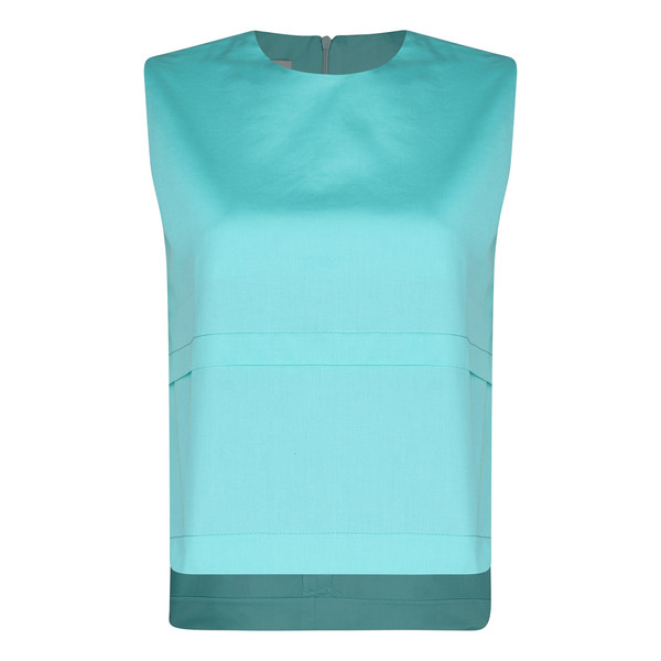 تاپ زنانه آر اِن اِس مدل 110123665404 رنگ فیروزهای