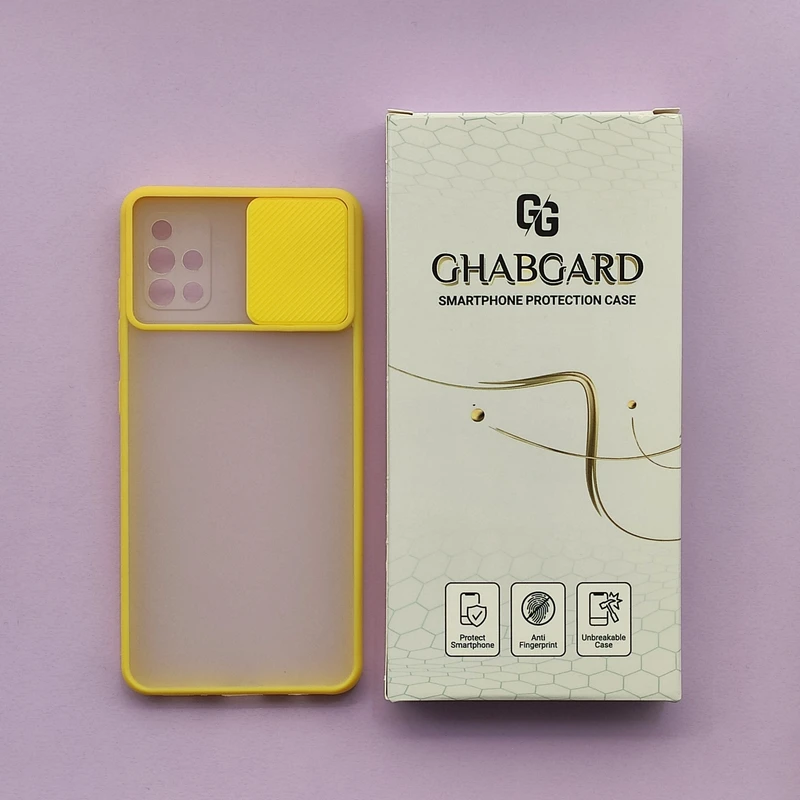 کاور قاب گارد مدل پشت طلقی ساده مناسب برای گوشی موبایل سامسونگ Galaxy A51