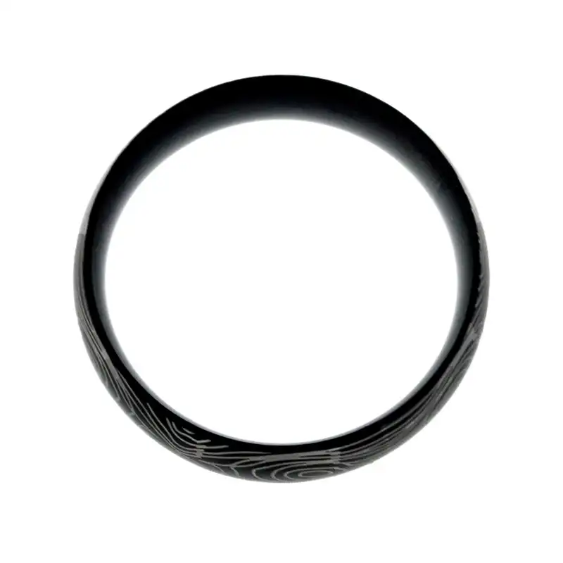 انگشتر برانت طرح استیل دمشقی