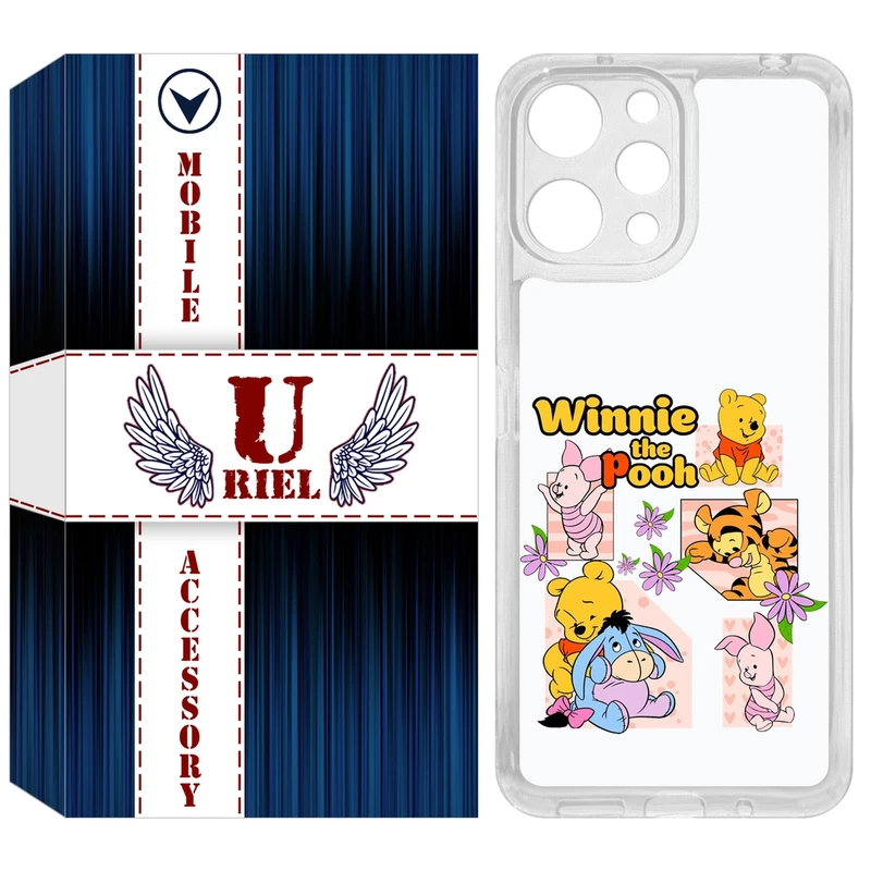 کاور یوریل مدل Clear کد 56 طرح کارتونی مناسب برای گوشی موبایل شیائومی Redmi 12 4G / 12 5G