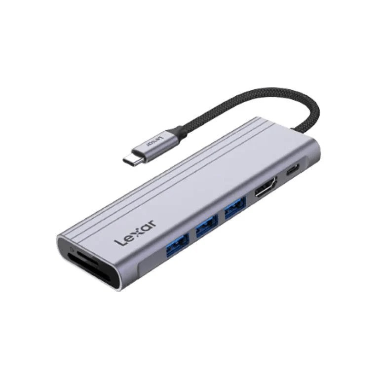 هاب 7 پورت USB-C لکسار مدل H31
