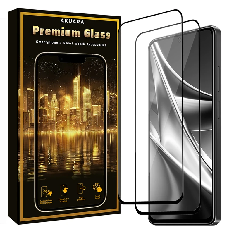 محافظ صفحه نمایش آکوآرا مدل premium FLL2 مناسب برای گوشی موبایل سامسونگ Galaxy A57 بسته دو عددی