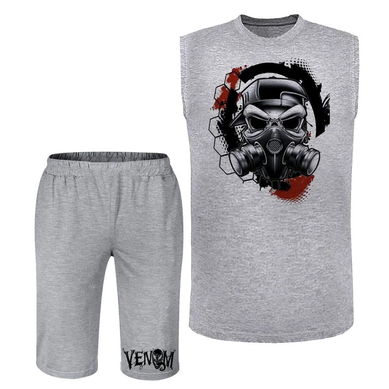 ست تاپ و شلوارک مردانه مدل N578