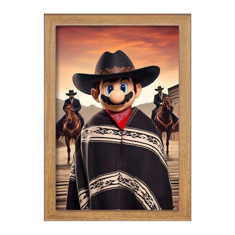 تابلو خندالو مدل سوپر ماریو (Super Mario) کد F10567