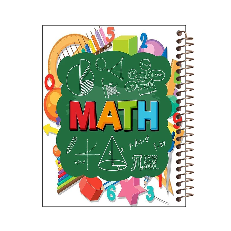 دفتر مشق 100 برگ طرح ریاضی کد H439