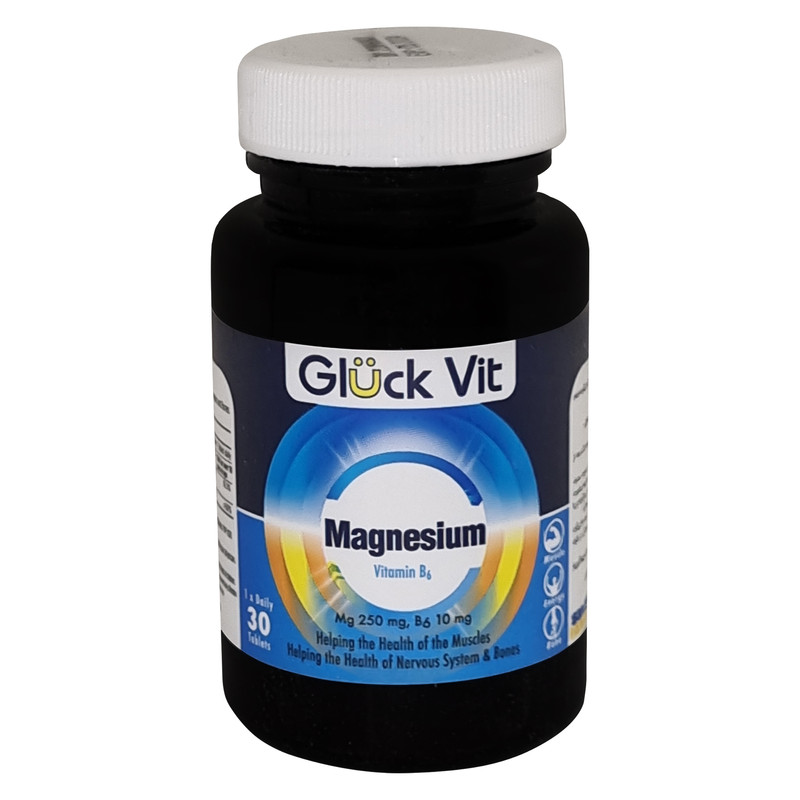قرص منیزیم ب 6 گلوک ویت بسته 30‌ عددی