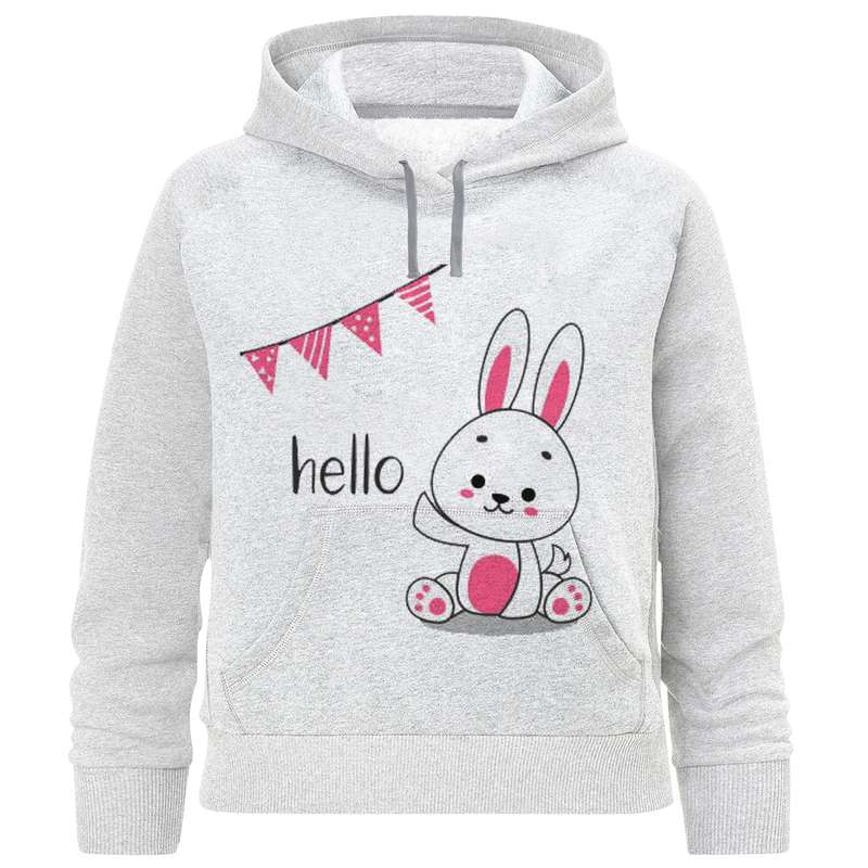 هودی دخترانه مدل خرگوش F1063