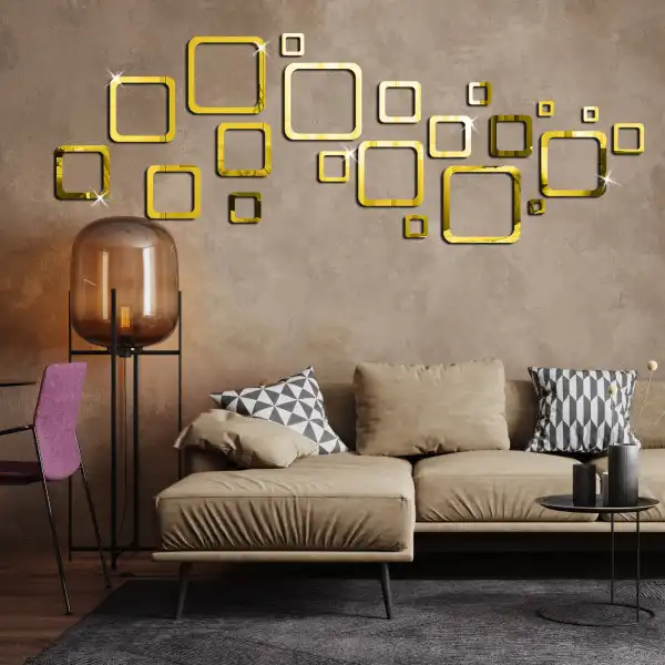 آینه آماتیس مدل چهارگوش کد AM-4G20