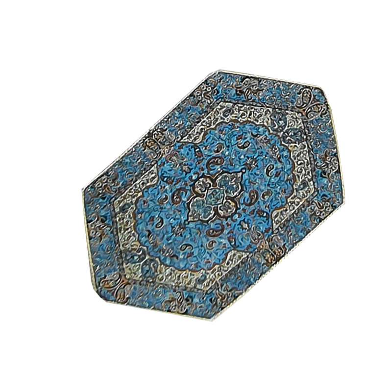 رومیزی ترمه مدل شاه عباسی کد ASALI-980