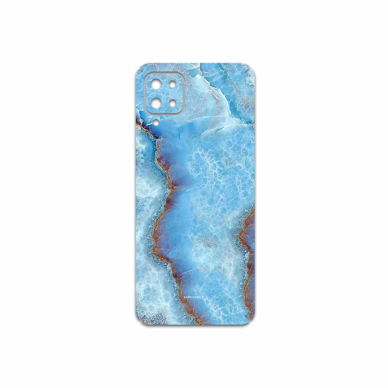 برچسب پوششی ماهوت مدل Blue-Ocean-Marble مناسب برای گوشی موبایل سامسونگ Galaxy A12 Nacho