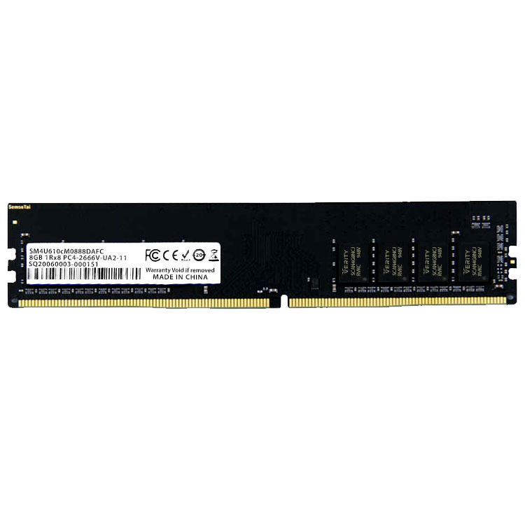 رم دسکتاپ DDR4 تک کاناله 2666مگاهرتز CL17 وریتی مدل A002 ظرفیت 8 گیگابایت