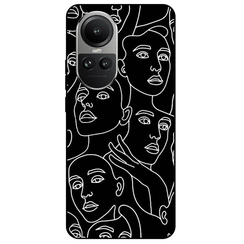 کاور مگافون طرح دخترانه مدل 7762 مناسب برای گوشی موبایل اوپو Reno 10 5G