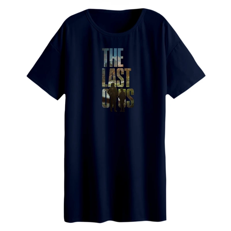 تی شرت لانگ زنانه مدل LAST OF US