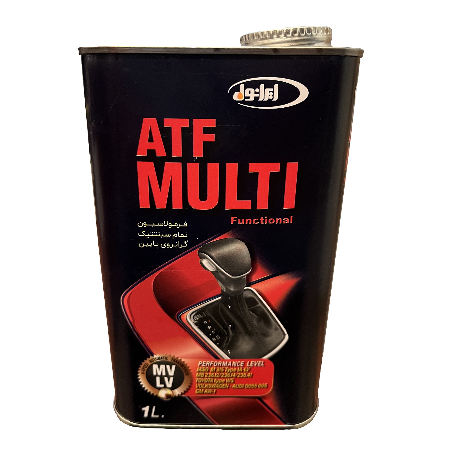 روغن گیربکس خودرو ایرانول مدل ATF MULTI حجم 1 لیتر