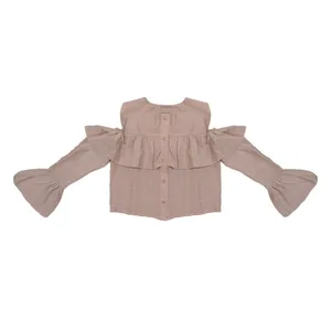 شومیز آستین بلند زنانه مدل پاچین دار