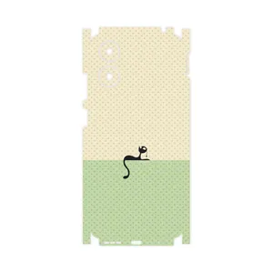 MAHOOT Minimal Internet Cat Icon-FullSkin Cover Sticker for Motorola Moto G04