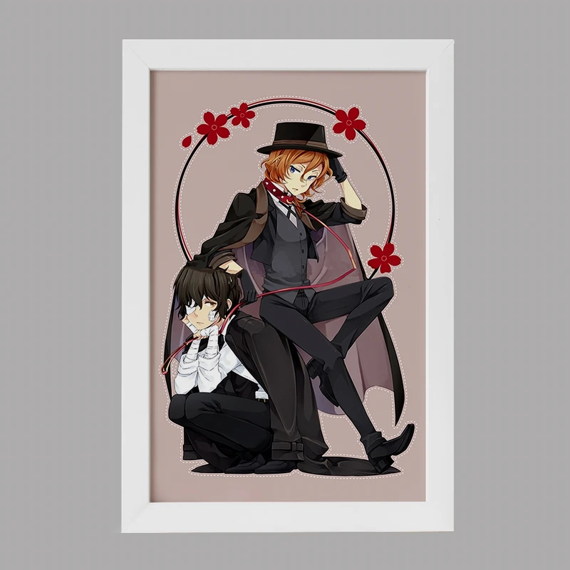 تابلو خندالو مدل دازای انیمه سگ های ولگرد بانگو کد F2478