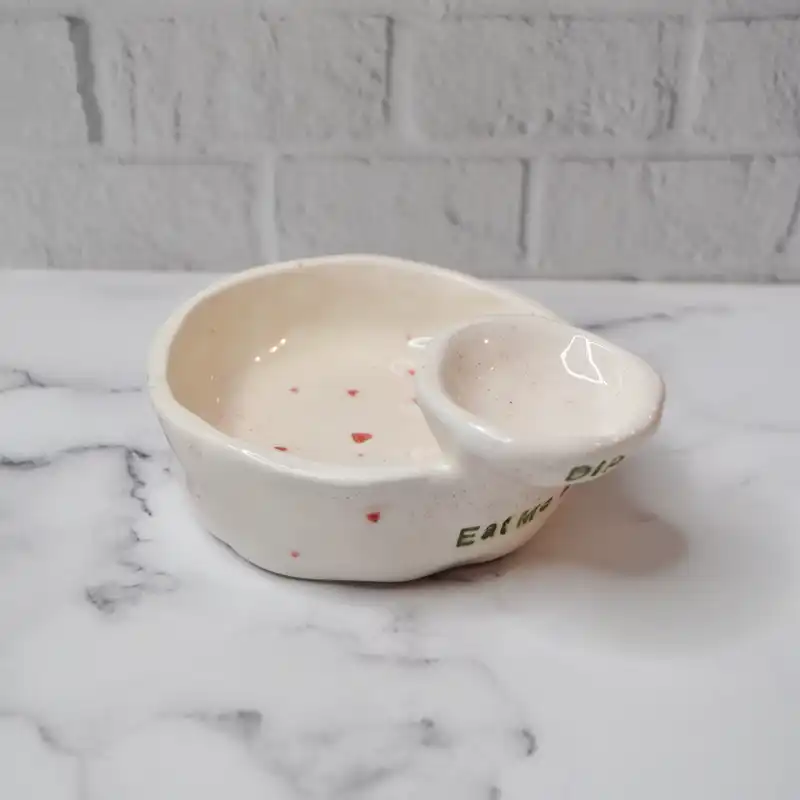 ظرف سرامیکی طرح قلب