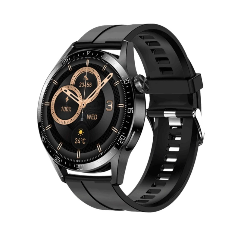 ساعت مچی هوشمند 1.53 اینچ لومینکس مدل SK37 با بند سیلیکونی و فلزی و چرمی