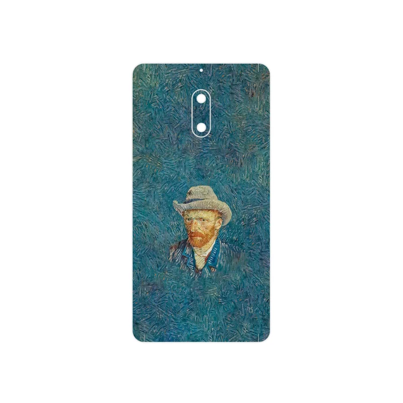 برچسب پوششی ماهوت مدل Self portrait with a gray felt hat مناسب برای گوشی موبایل نوکیا 6