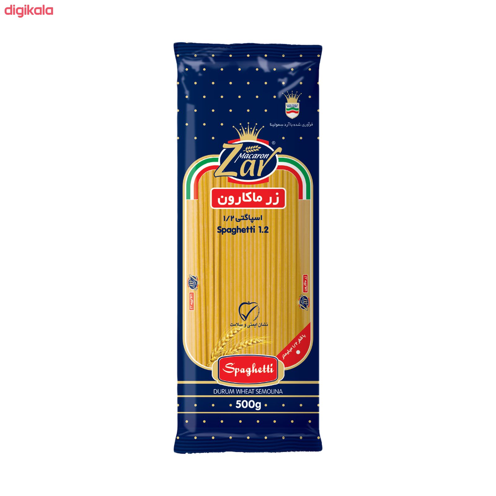 ماکارونی زر ماکارون قطر 1.2 مقدار 500 گرم main 1 2