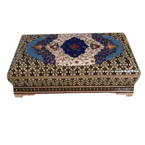 جعبه کارد و چنگال خاتم کاری مدل تذهیب کد 63