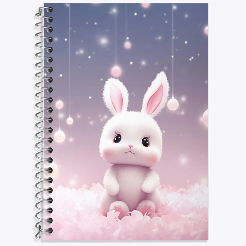 دفتر لغت 50 برگ خندالو طرح خرگوش کیوت کد F2608