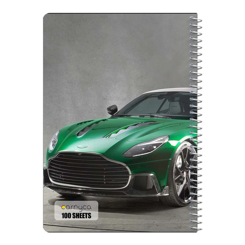 دفتر مشق 100 برگ سیمی کارنیکا طرح استون مارتین Aston Martin کد 61299