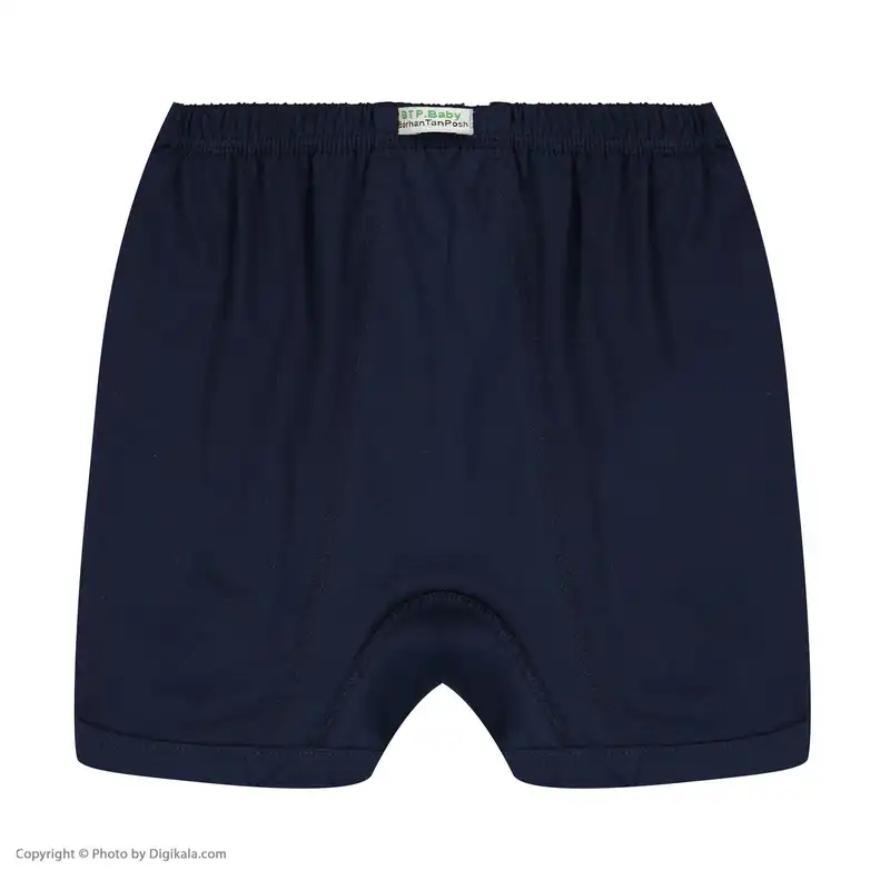 شورت پسرانه برهان تن پوش مدل پادار 7-04 رنگ سرمه ای