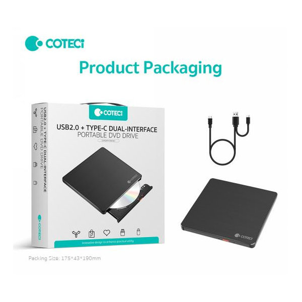 درایو DVD اکسترنال کوتتسی مدل OF-006