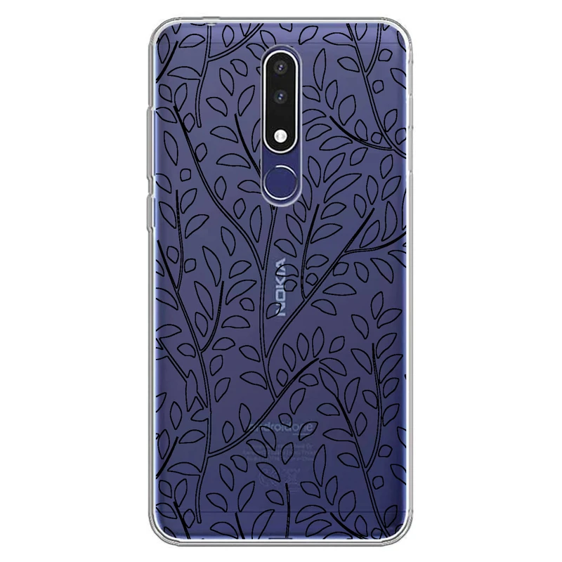 کاور مگافون طرح برگ مدل C45-B مناسب برای گوشی موبایل نوکیا 3.1 Plus