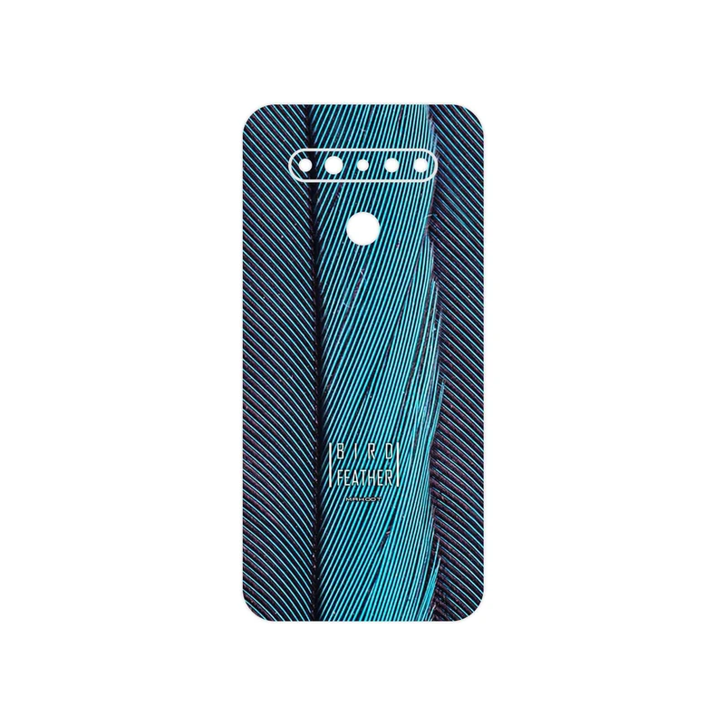 برچسب پوششی ماهوت مدل Turquoise feathers مناسب برای گوشی موبایل ال جی K41s