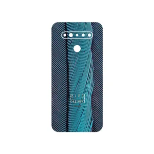 MAHOOT Turquoise feathers Cover Sticker for LG K41s
