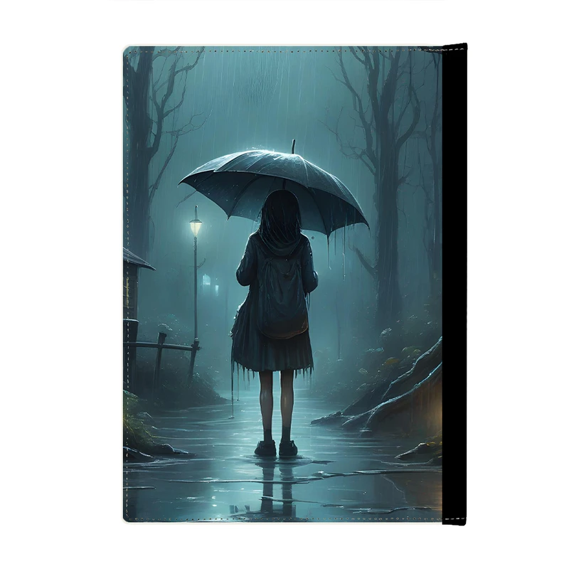 کلاسور پاد آفرین مدل دخترک زیر باران کد 612